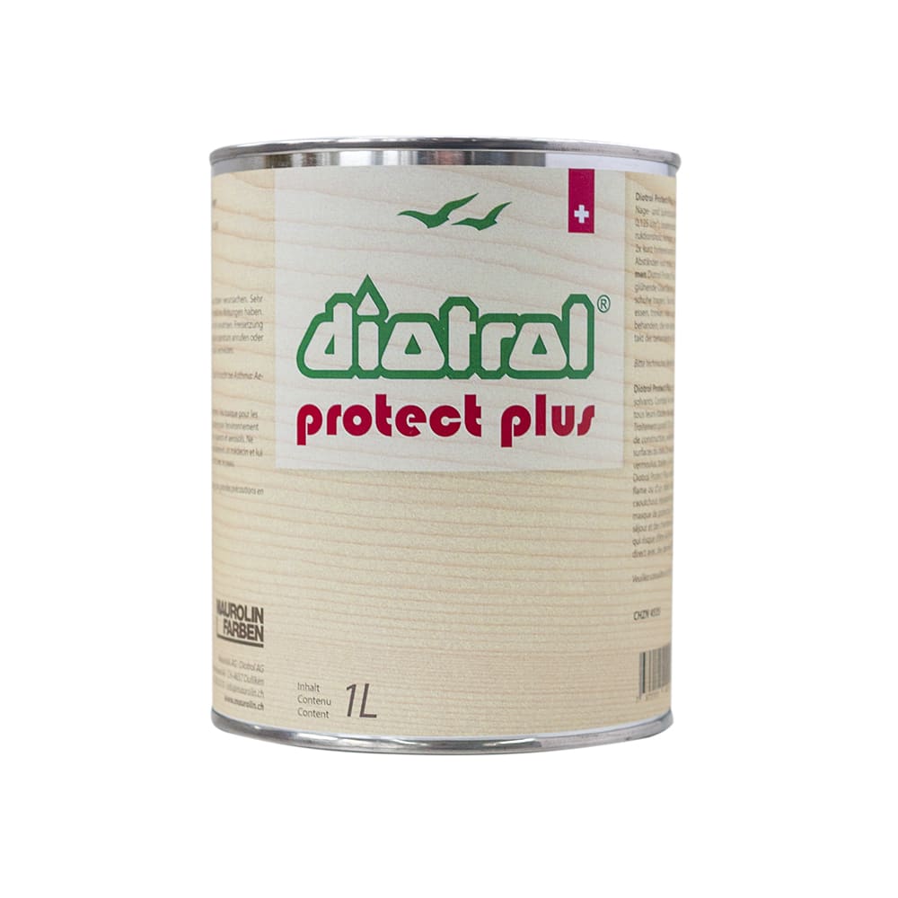 Diotrol Protect Plus est un produit de protection du bois inodore, à base de solvants, pour une lutte durable contre les insectes du bois et les nouvelles infestations correspondantes dans les constructions en bois.