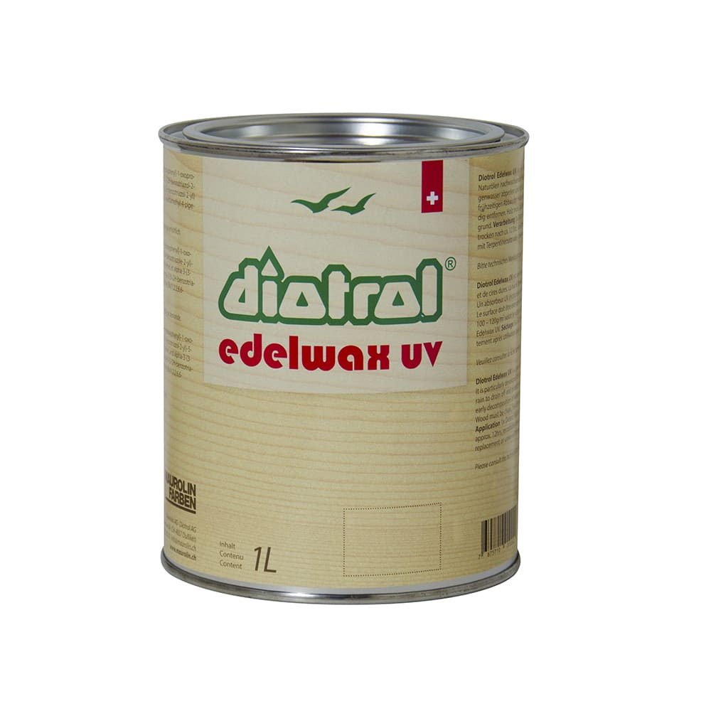 Diotrol Edelwax UV est particulièrement adapté à une utilisation dans les zones humides ou en altitude.