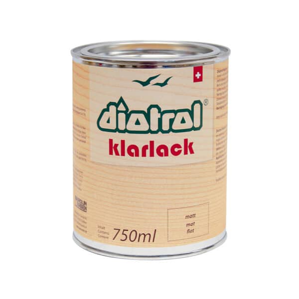 Diotrol Klarlack ist ein füllkräftiger und völlig schleierfreier Kunstharz-Holzklarlack.