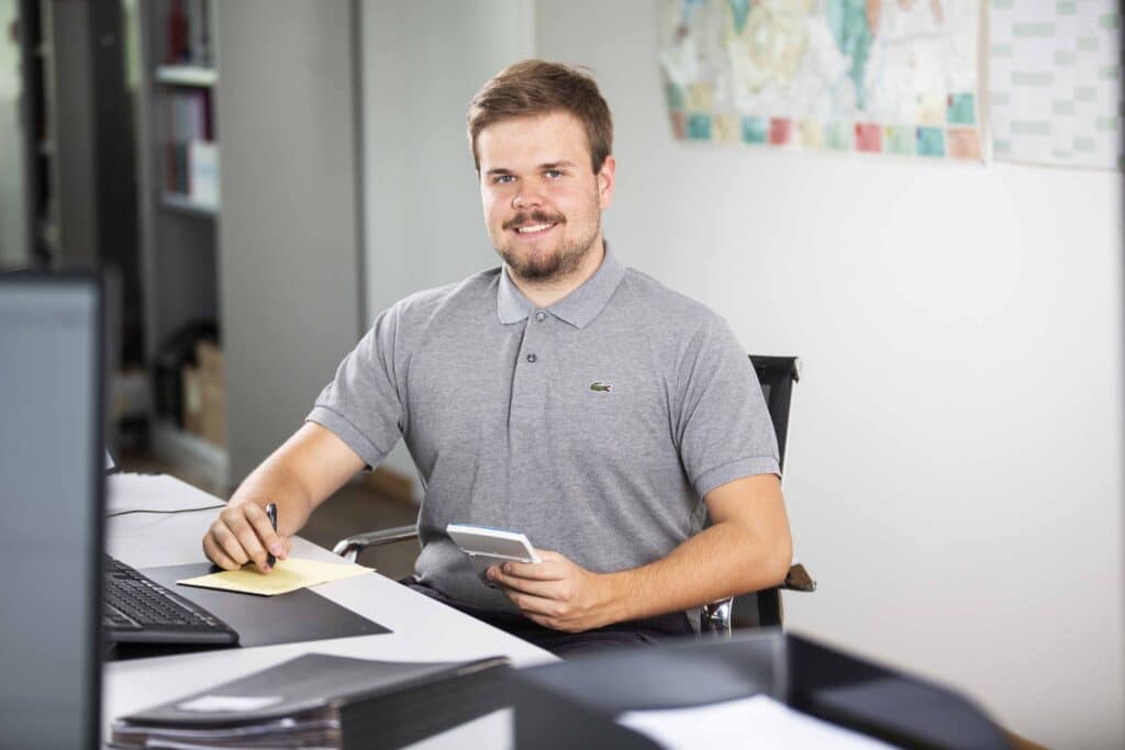 Damian Kamencic Lernender Innendienst