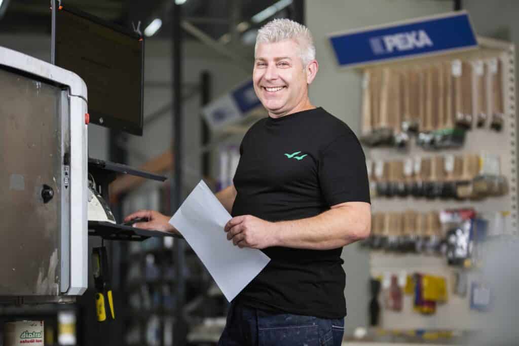 Mike Geiser Leiter Abtoenerei